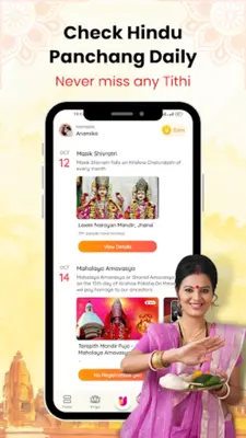 Utsav - Hindu Temples & Pujas android App screenshot 2